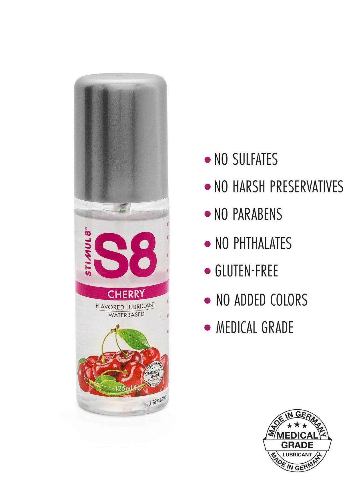 Lubrificante S8 WB Flavored Cherry 125 ml – aromatizzato