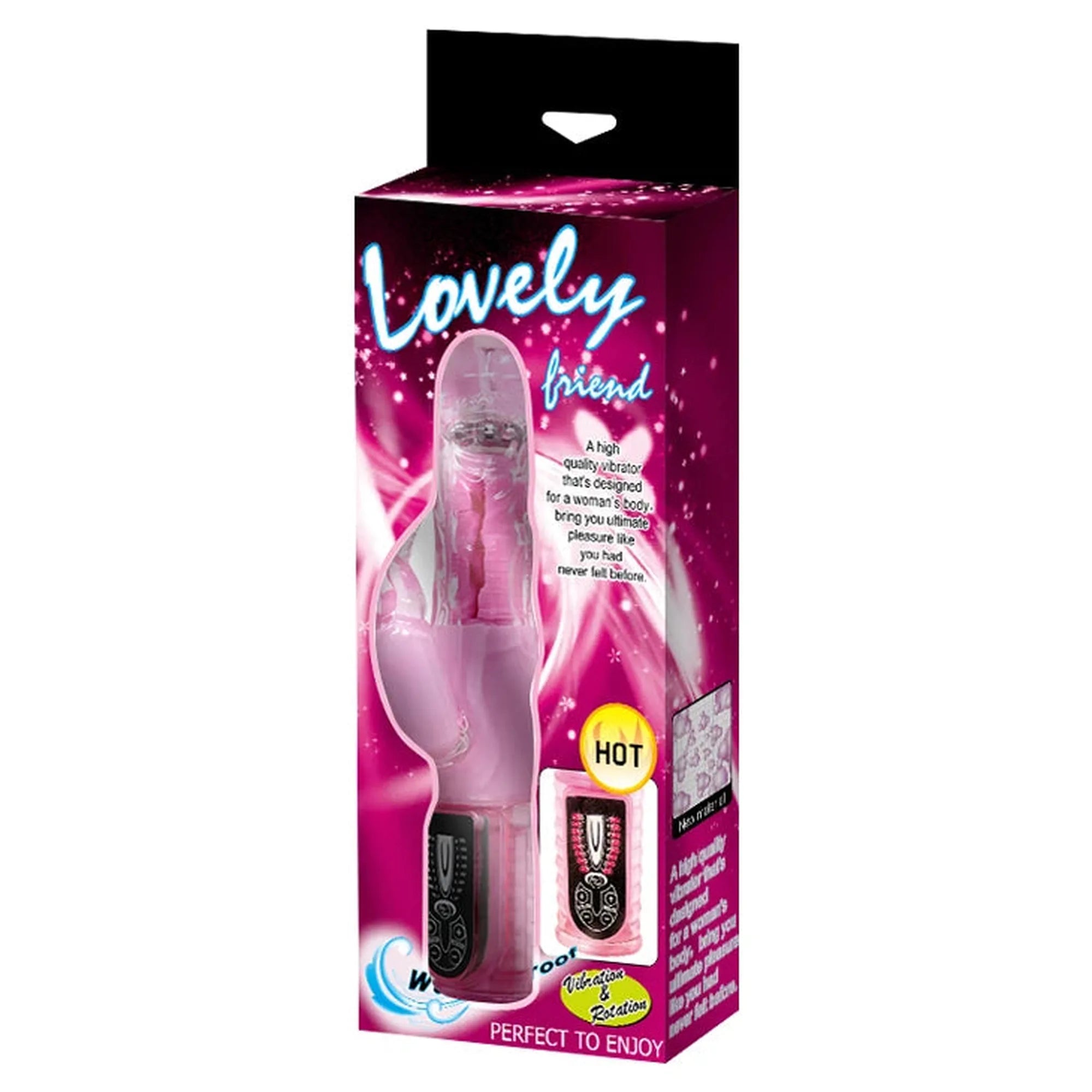 BAILE - LOVELY FRIEND, 8 fonctions de vibration, 8 modes d'ondulation