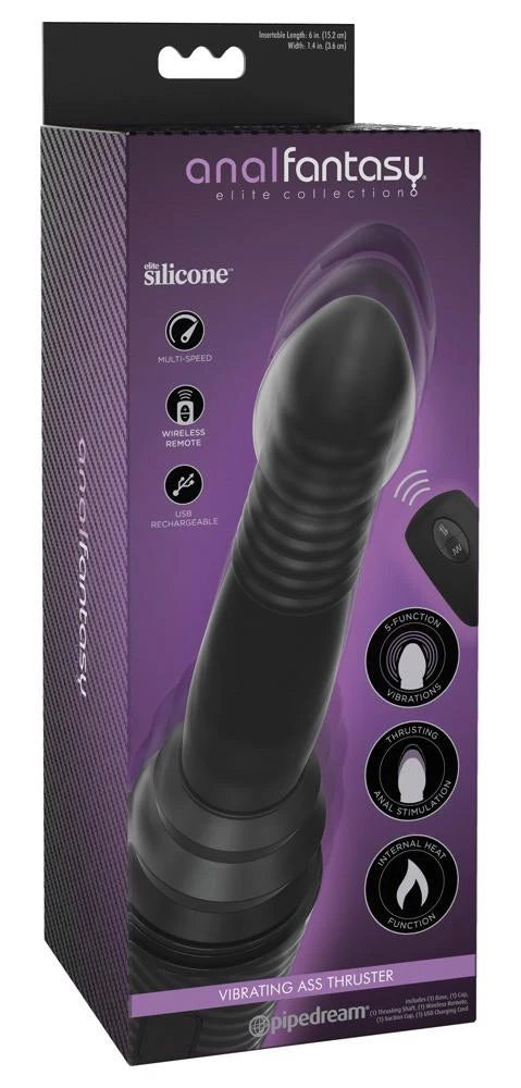 Plug anale AFE Thruster – vibrante, a spinta | Anal Fantasy