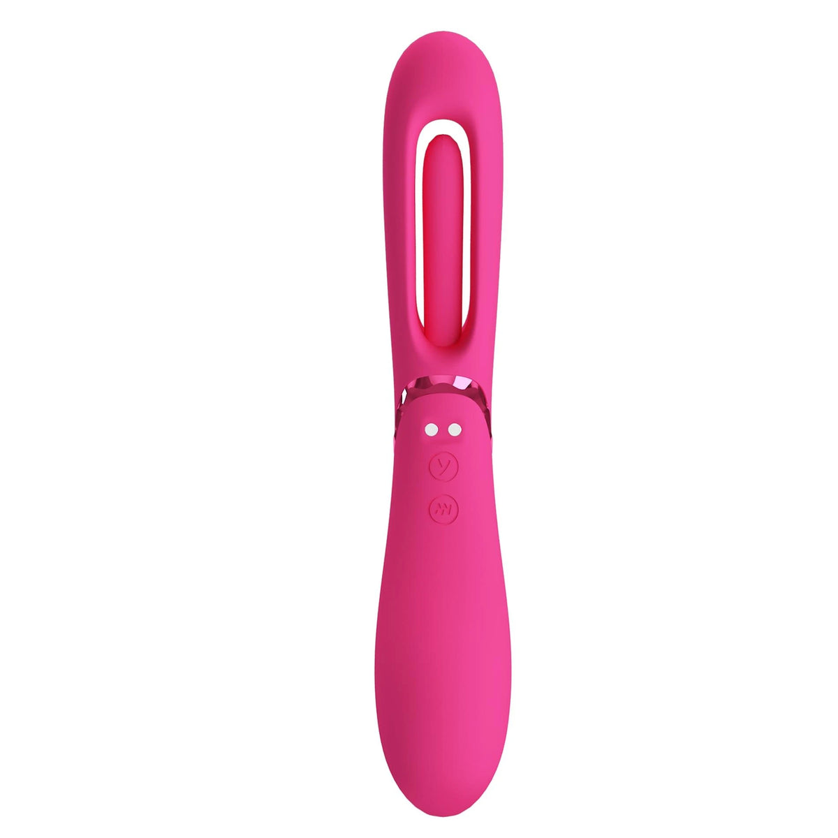 Vibratore punto G Lexie 4 wiggling 7 funzioni – ricaricabile, fucsia | Romance