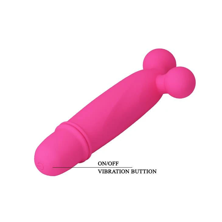 Mini vibromasseur Goddard 10 fonctions – fuchsia | Pretty Love