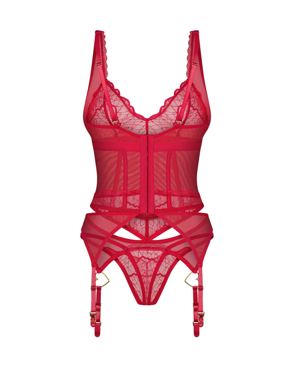 Lingerie set Cupide Desir – red 26331753131 | Obsessive