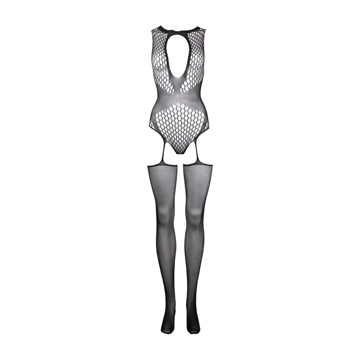 Catsuit Contrast – negro | Le Désir