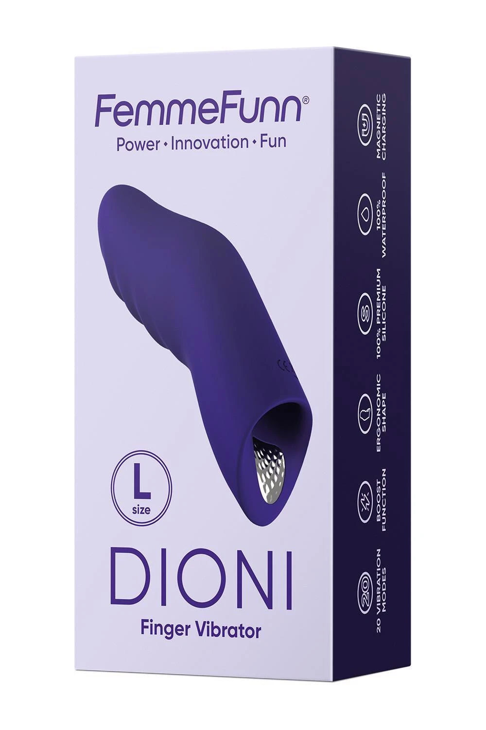 Vibratore da dito 20 funzioni – viola 35-860159 | FemmeFunn