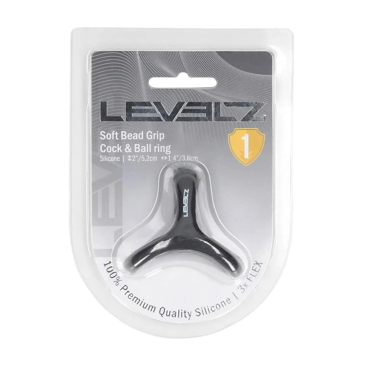 Anillo para el pene Grip – negro | Levelz