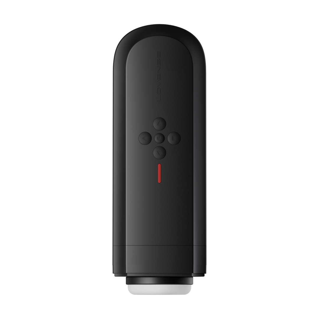 Máquina de sexo Solace 3 funciones – control por app, con empuje, negra | Lovense