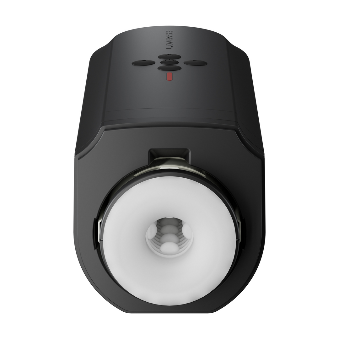 Máquina de sexo Solace 3 funciones – control por app, con empuje, negra | Lovense