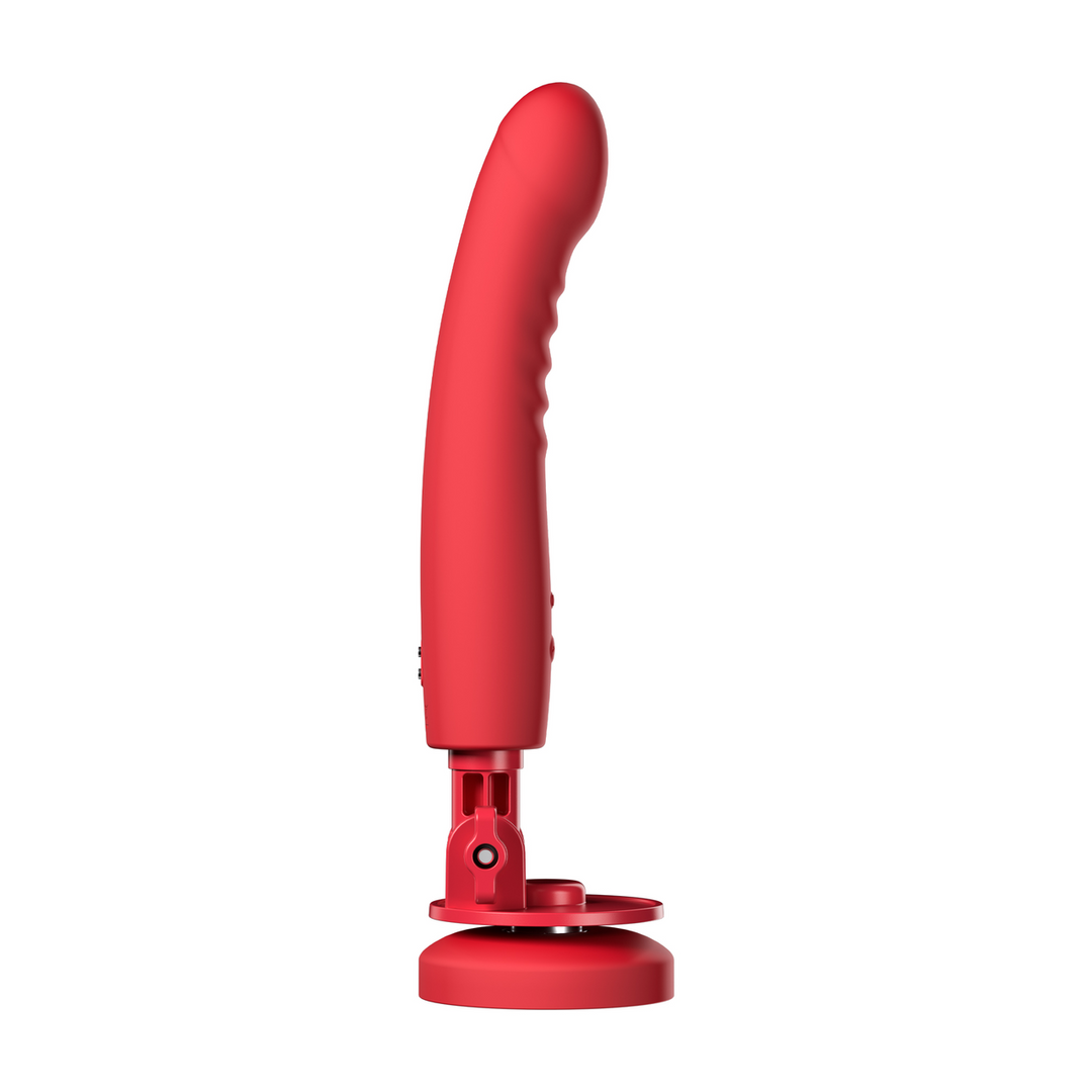 Mission 2 - Godemichet ventouse vibrant avec Touch-Sense - Rouge