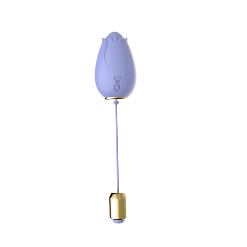 Ovetto vibrante Mandala 9 funzioni – con telecomando, ricaricabile, viola | Favorites