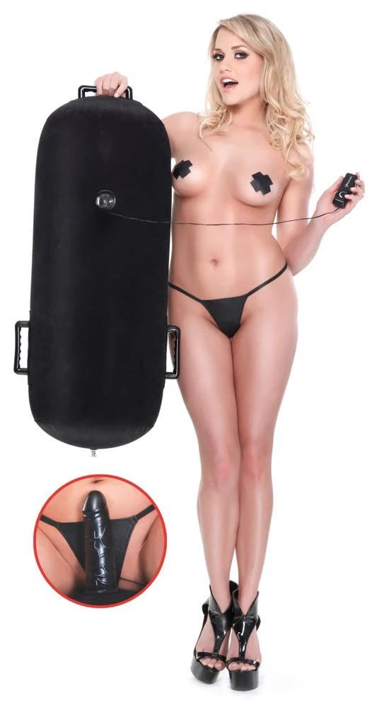 Arredo erotico Luv Log – gonfiabile, nero | Fetish Fantasy Series