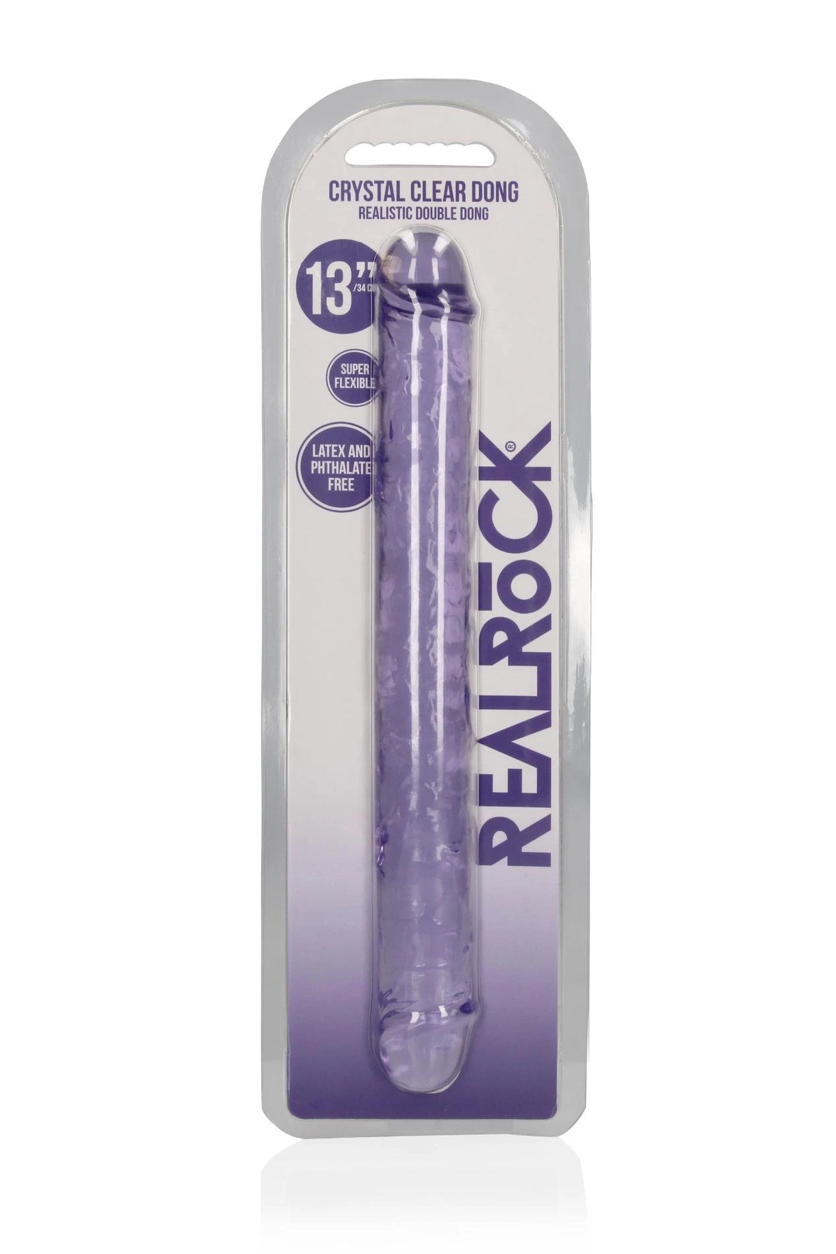 Consolador – doble, morado 3.8 cm | RealRock