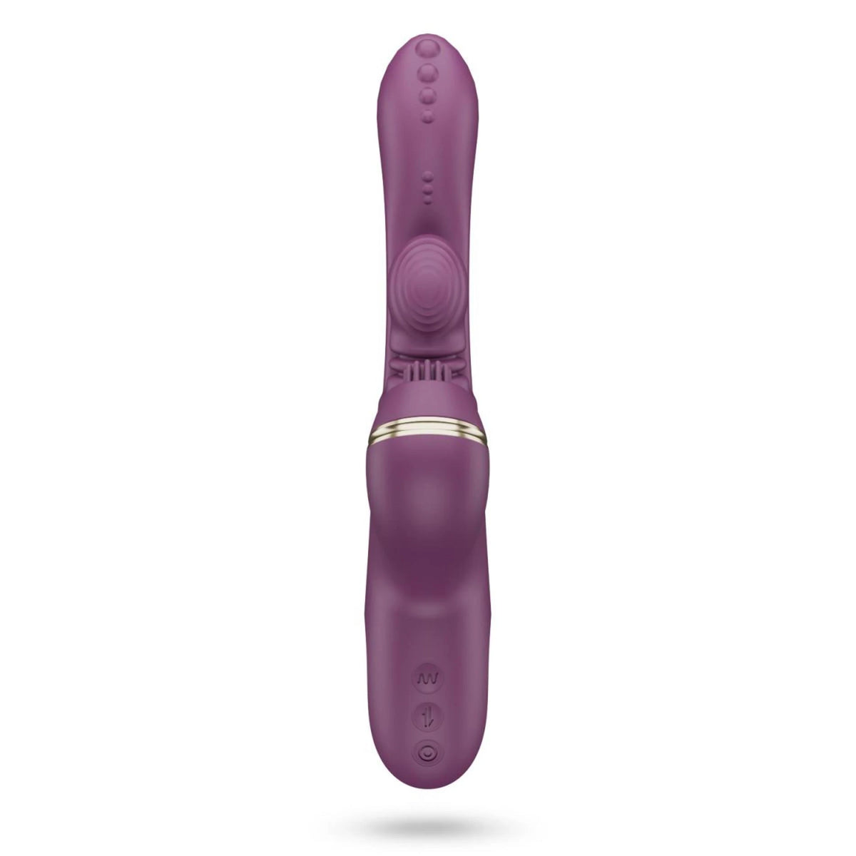 Vibratore rabbit Trio Tap 10 funzioni – viola | EasyToys
