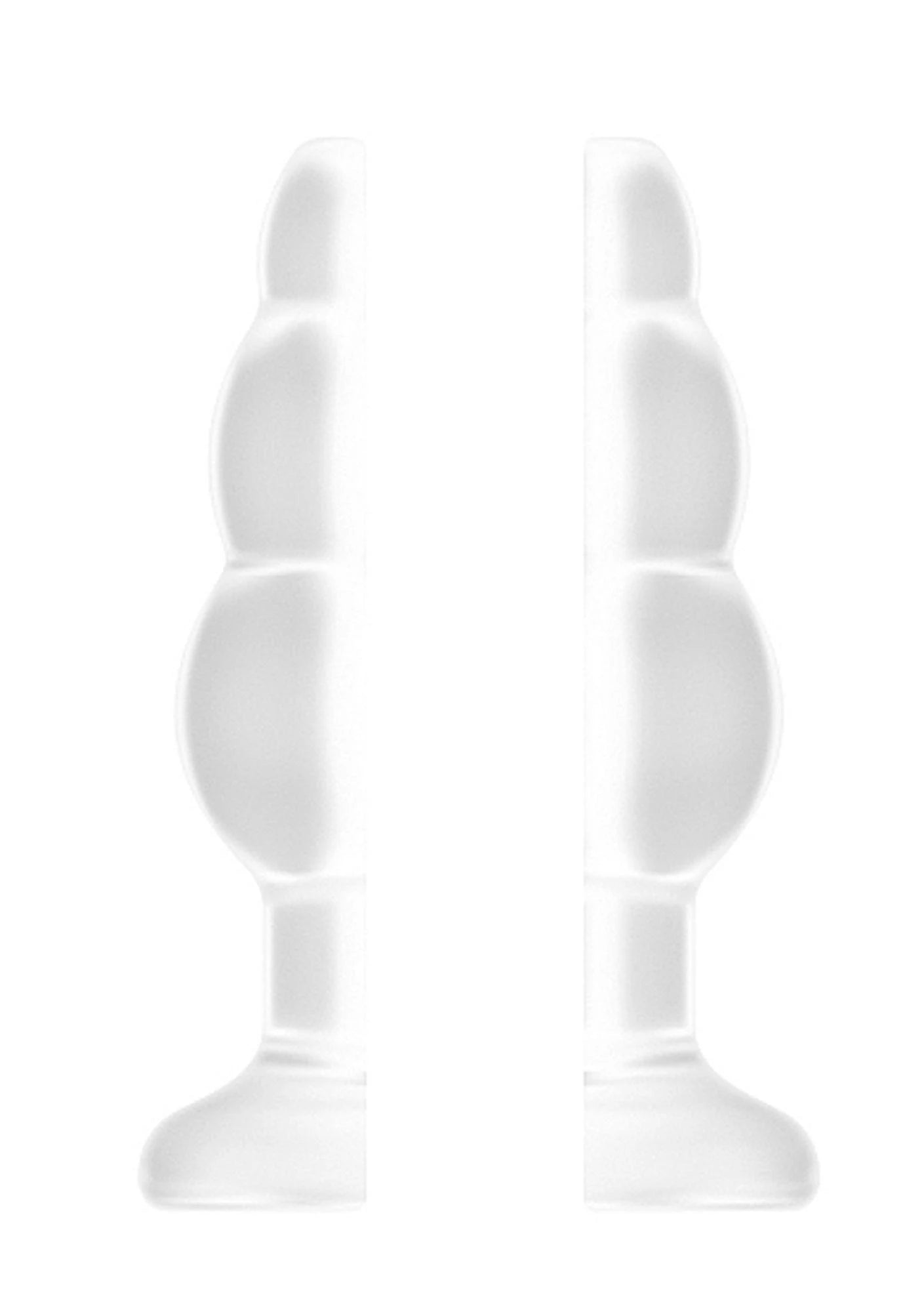 N° 51 - Plongeur anal grand tunnel creux - 12,7 cm - Translucide