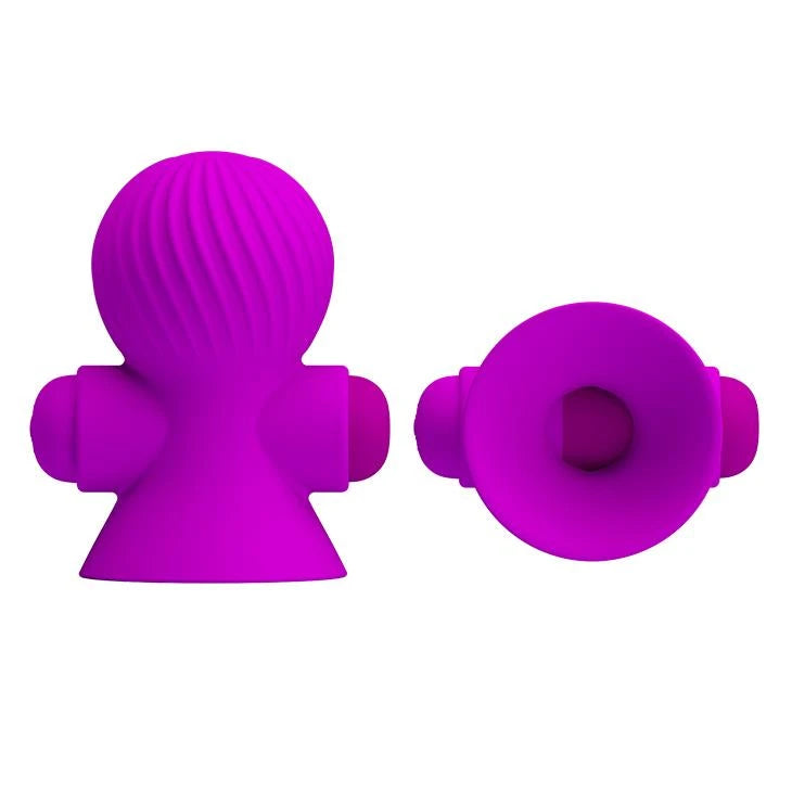 Accessoire BDSM Sucker 12 fonctions – rechargeable, vibrant, fuchsia | Pretty Love
