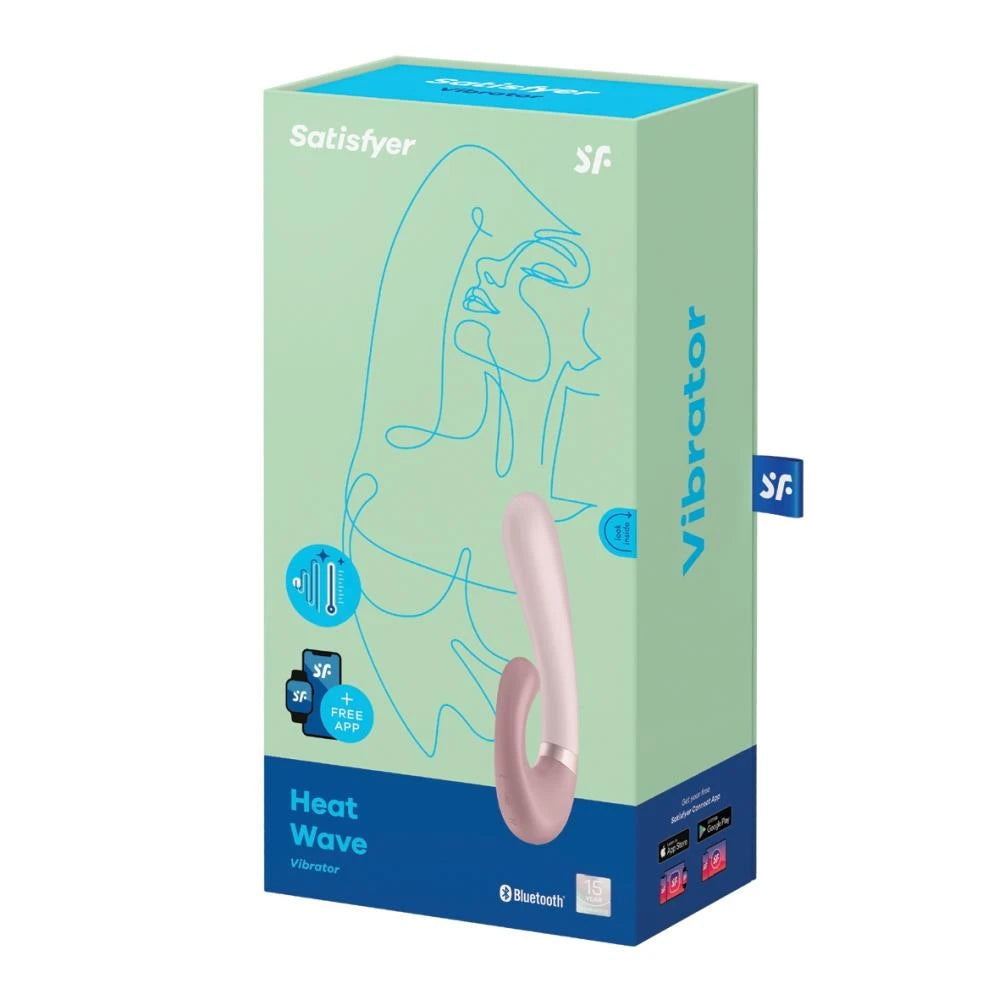 Vibratore punto G Heat Wave Connect Mauve – controllo da app, ricaricabile, viola | Satisfyer
