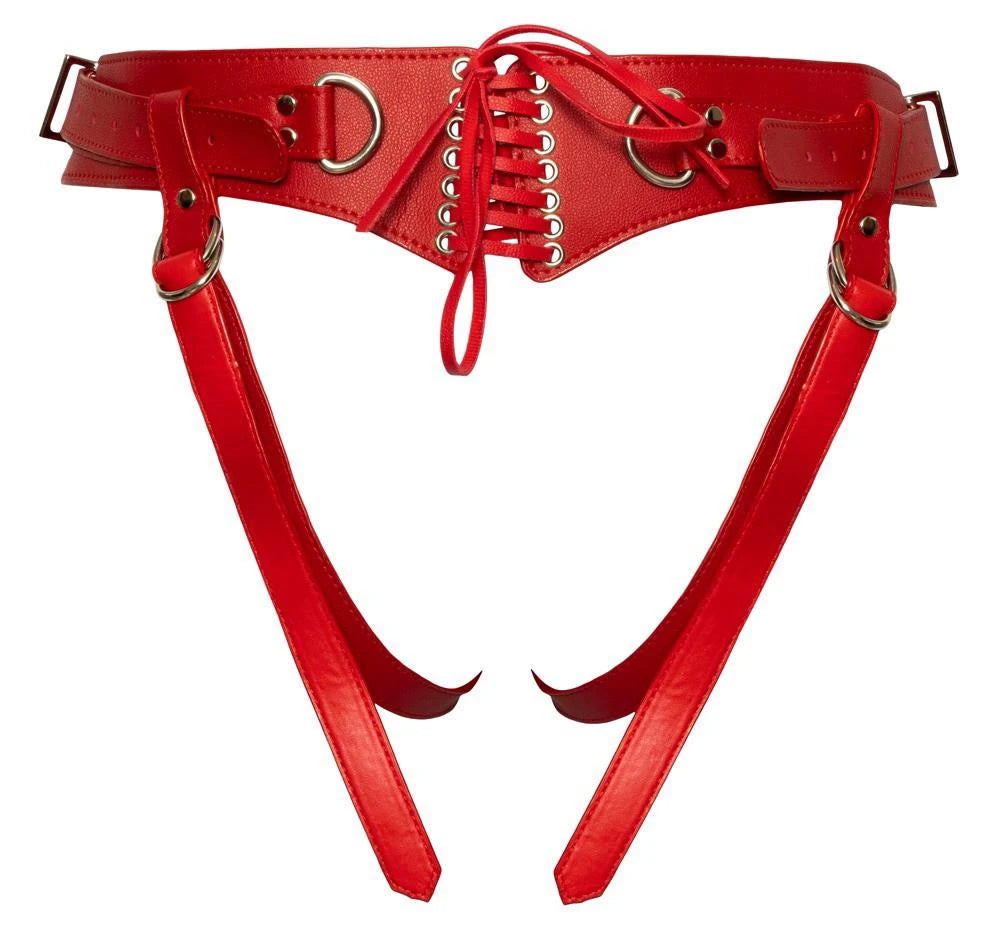 Arnés strap-on – rojo | Bad Kitty