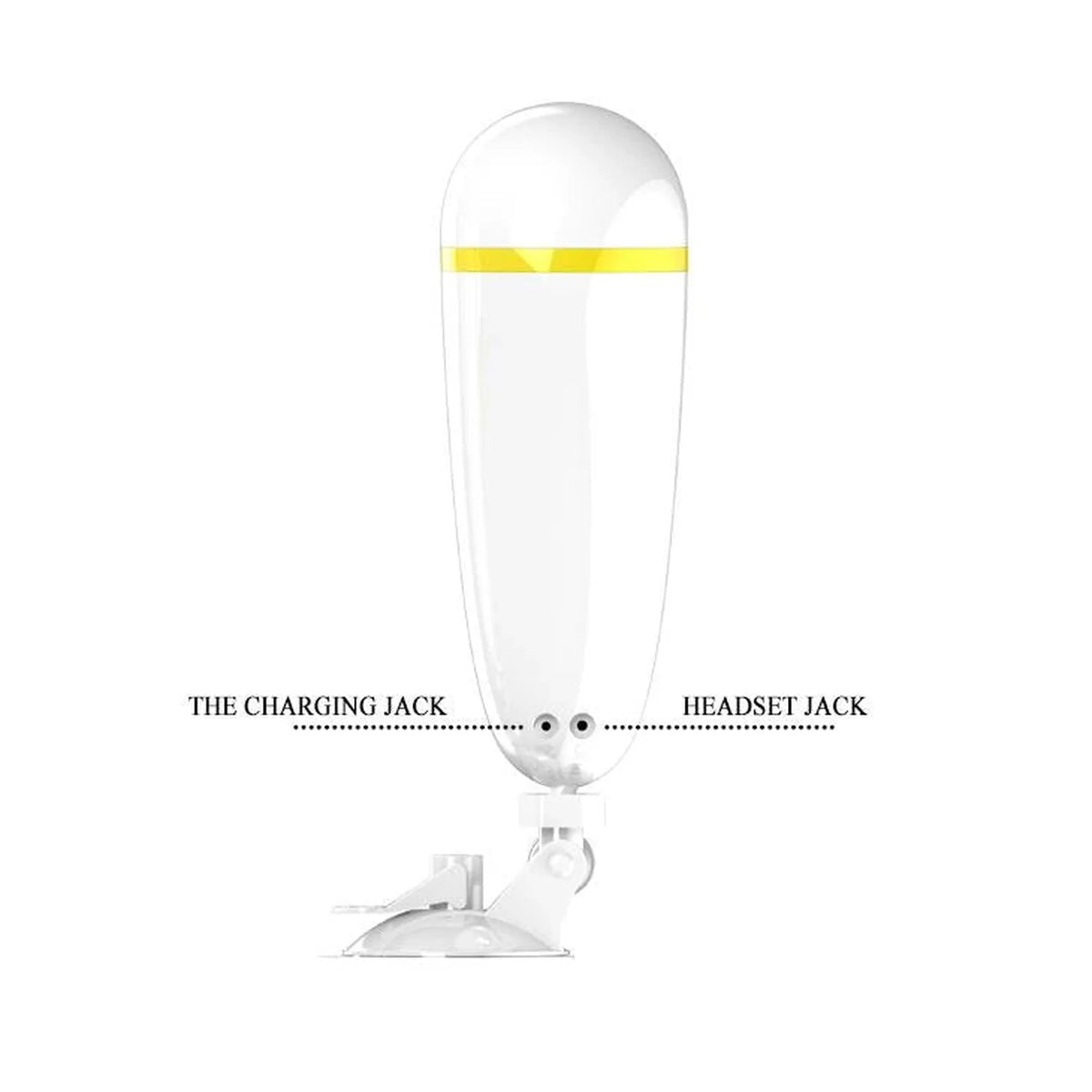 Masturbateur Sally talk base 12 fonctions – rechargeable, avec ventouse BM-00900T50-2 | Pretty Love