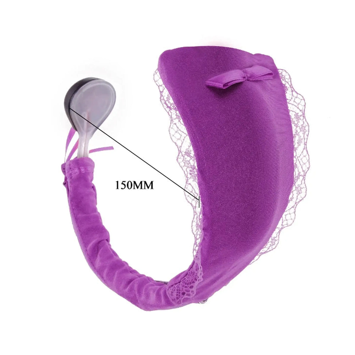 Estimulador de clitóris Invisible 10 funções – com controlo remoto, rosa | Baile