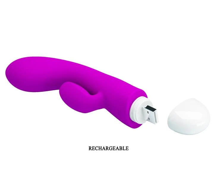 G-spot vibrator ELI 30 functions – rechargeable, fuchsia | Pretty Love