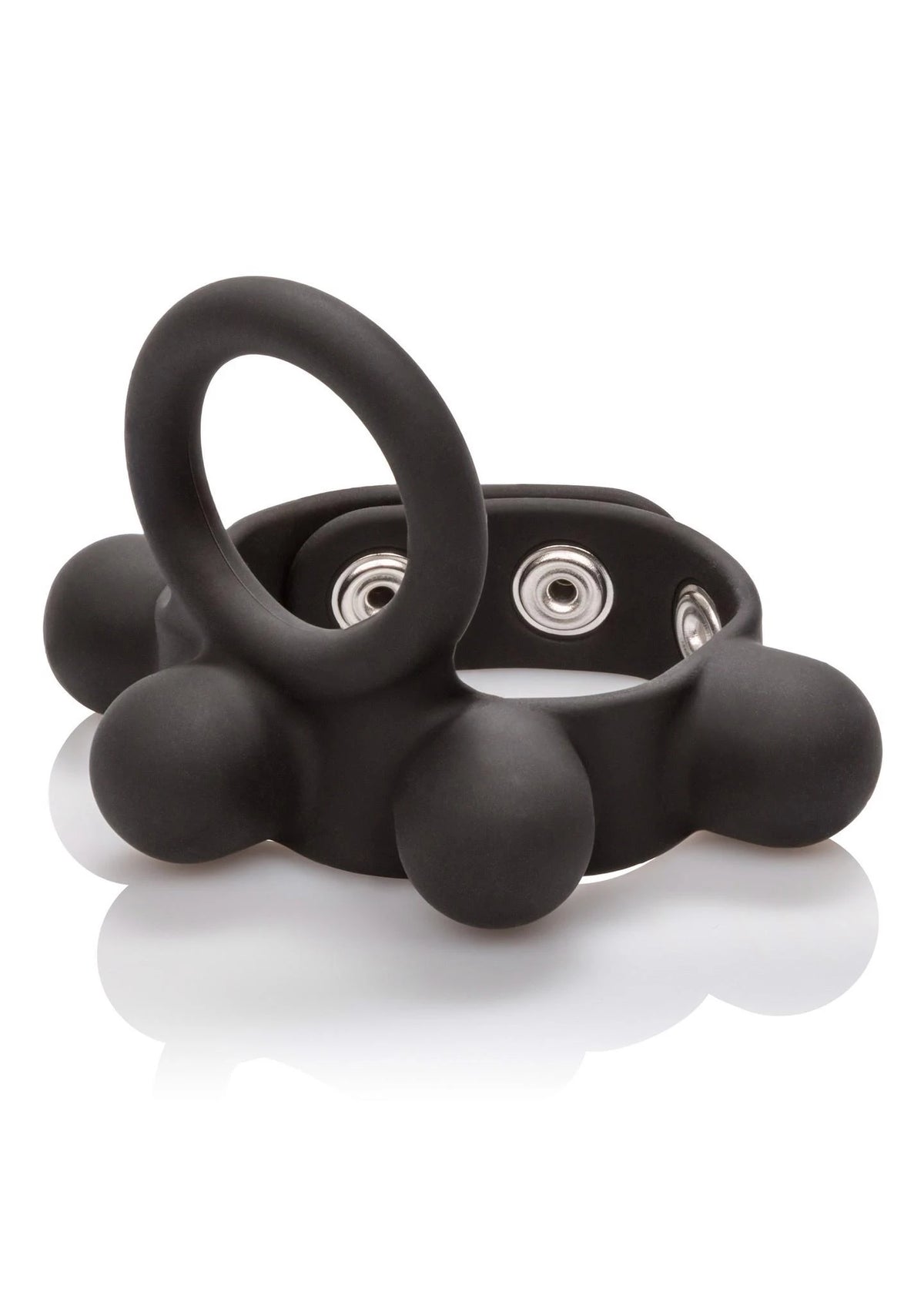 Anello fallico Stretcher – nero | Calexotics