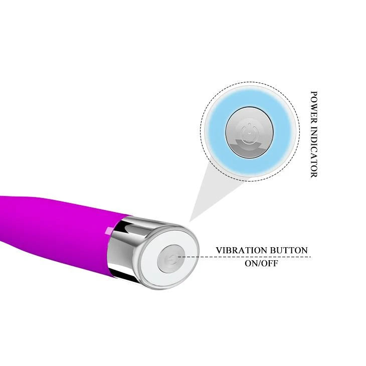 Vibromasseur point G John 12 fynctions – fuchsia | Pretty Love