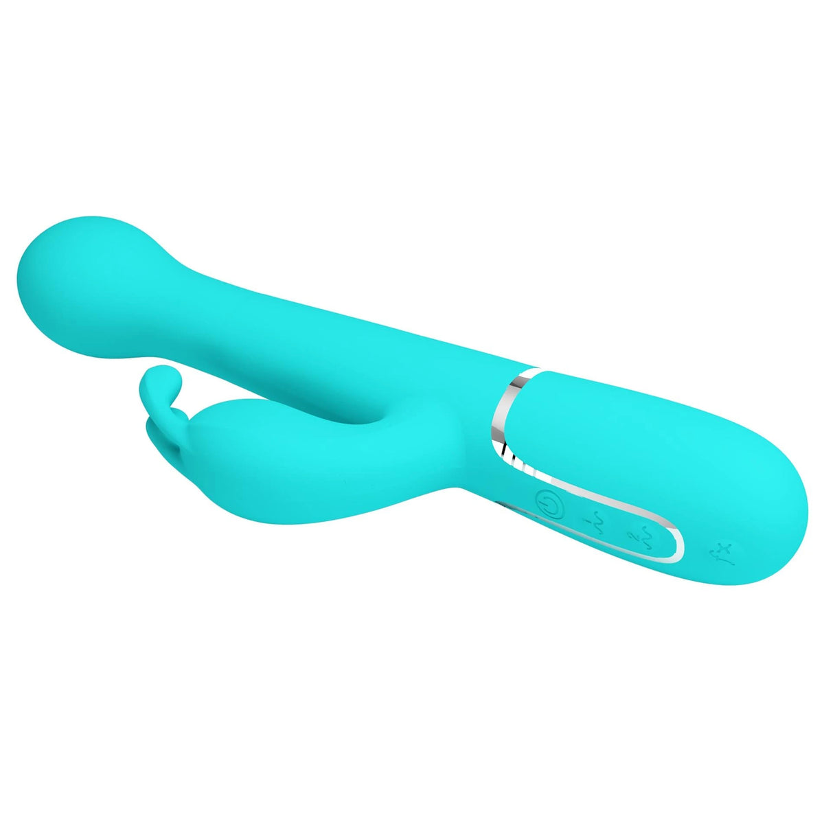 Vibrador rabbit Dejon Twinkled Tenderness 4 7 funções – com impulso, rotativo, azul claro | Pretty Love