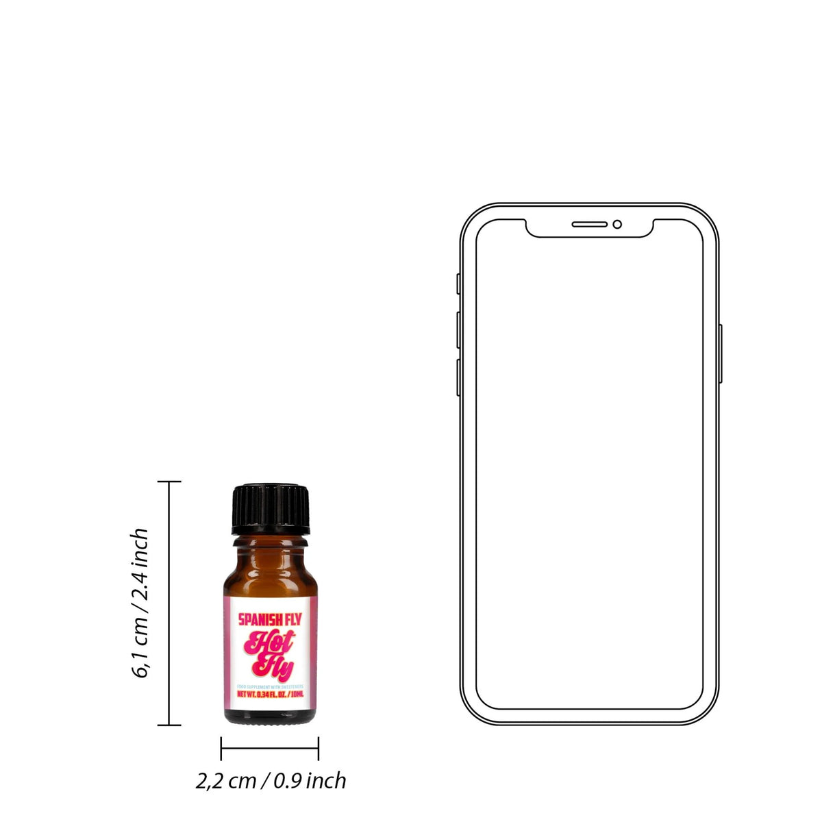 Integratore Spanish Fly Fly 10 ml 3.1 cm | Pharmquests