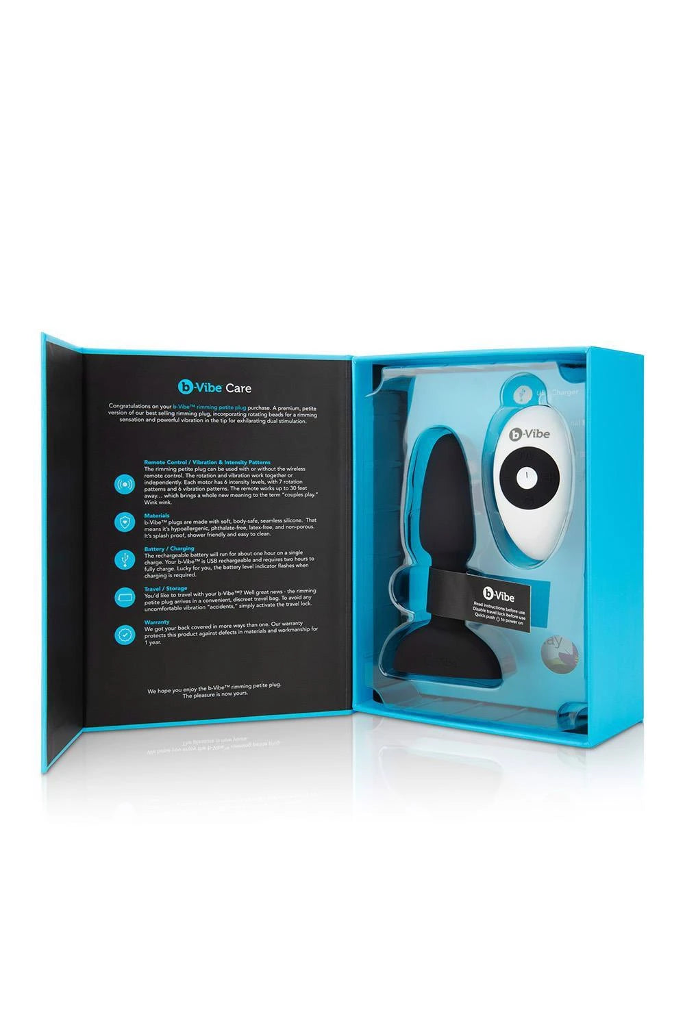 B-VIBE RIMMING PETITE NOIR