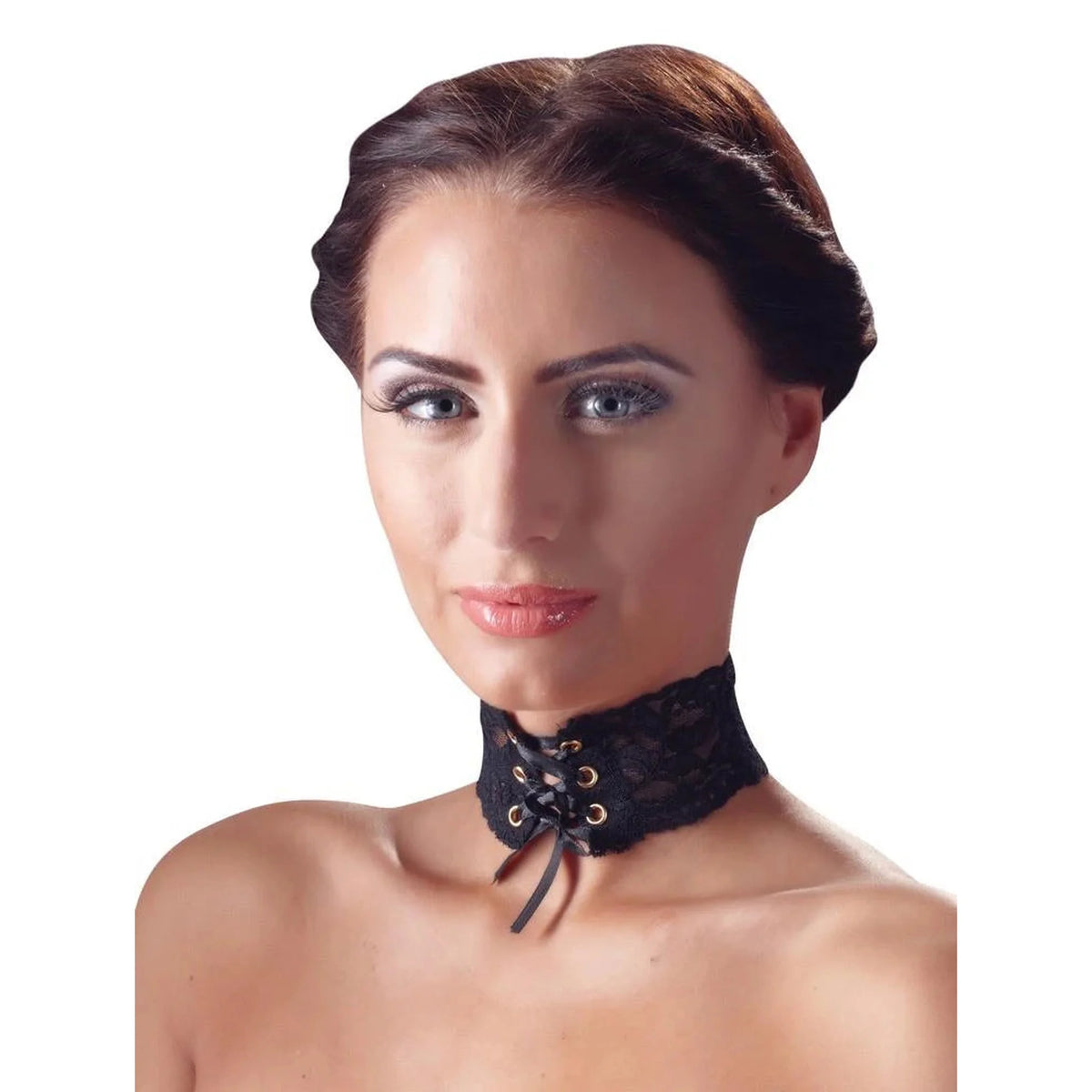 Atadura bondage Choker – negra 32 cm | Cottelli ACCESSOIRES