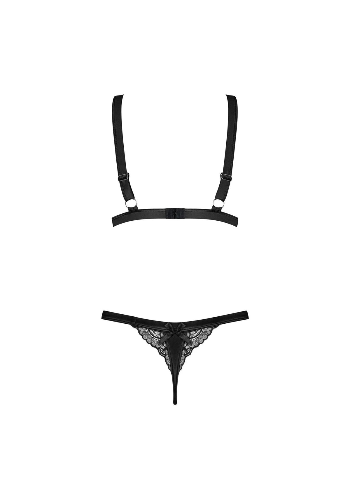 Conjunto de lencería Eloissa 2 piezas – negro | Obsessive
