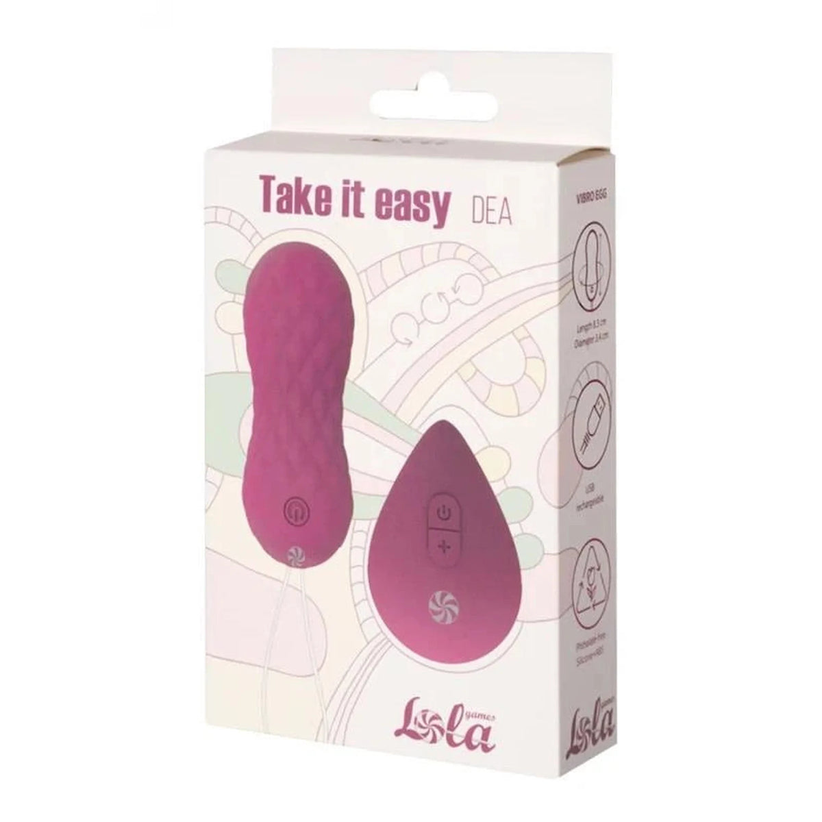 Liebeskugeln Take Easy Dea 10 Funktionen – mit Fernbedienung, wiederaufladbar | Lola Toys