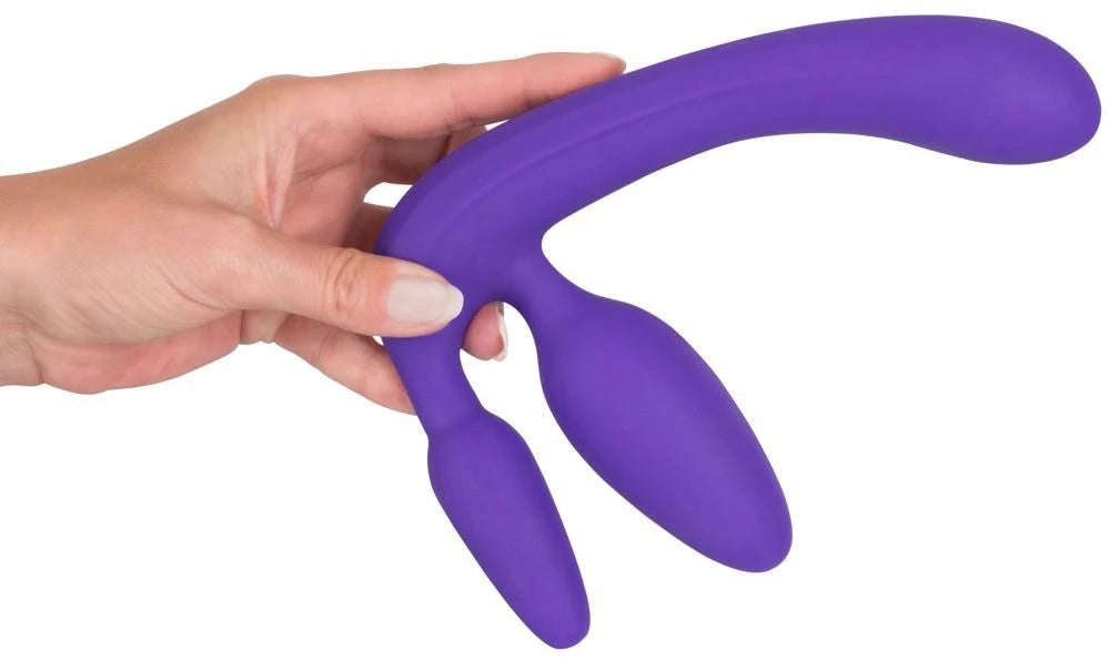 Gode ceinture 20 cm – violet | Strapless Strap-On