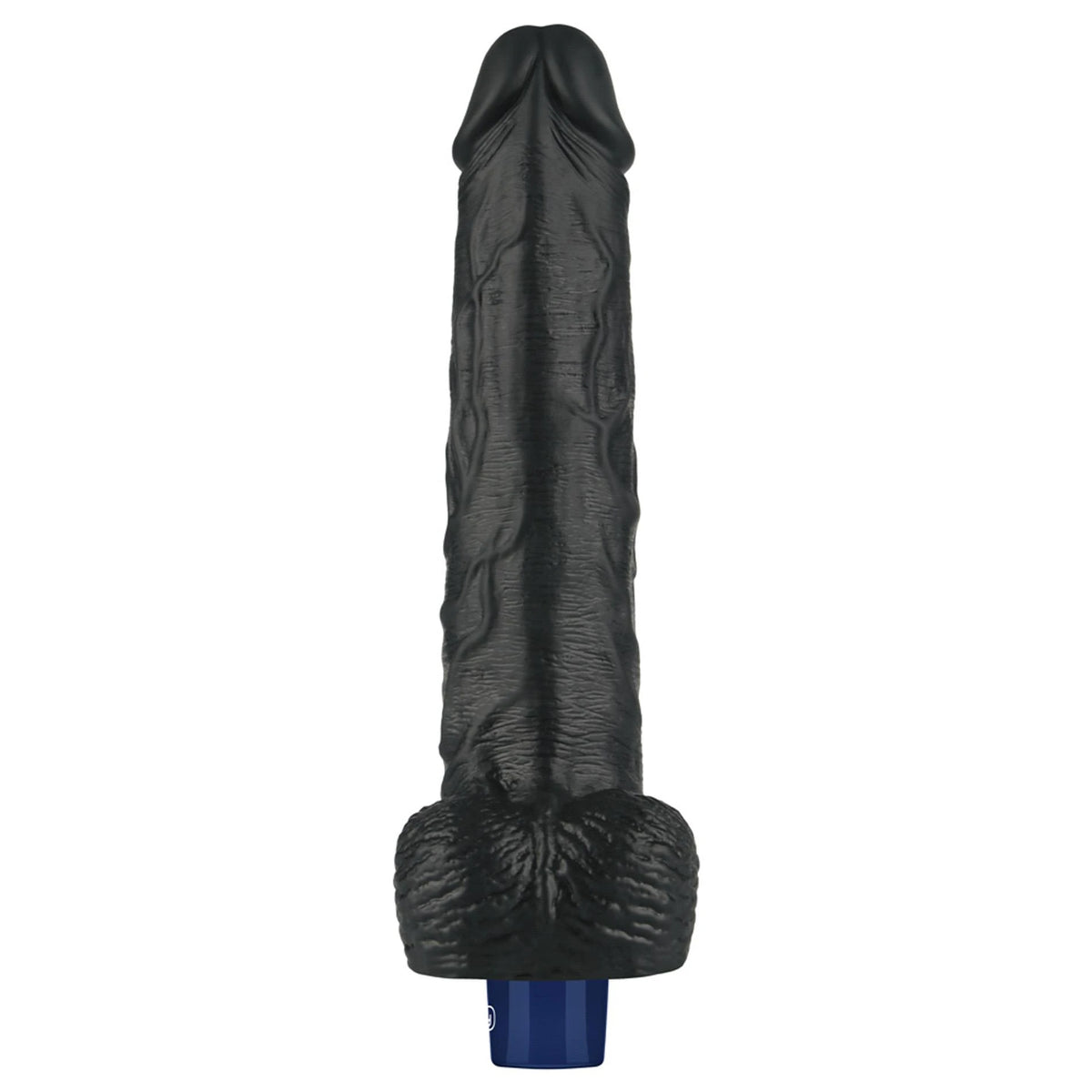Dildó Softee 10 funkció – újratölthető, vibrációs, fekete 10-LV330223 | Lovetoy