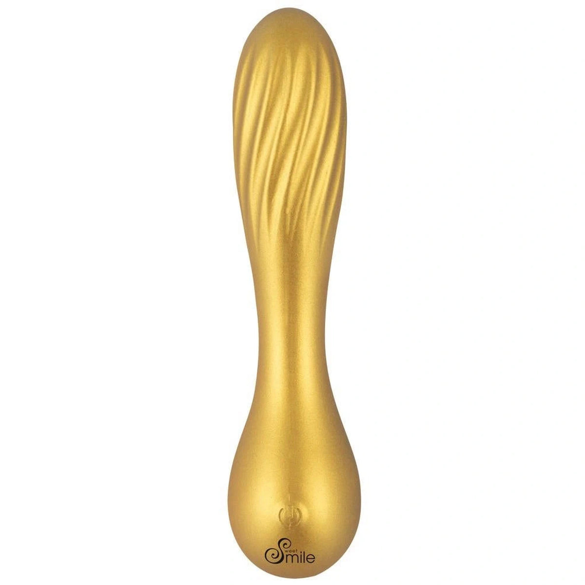Mini vibrator 16 cm – rechargeable, gold | Sweet Smile