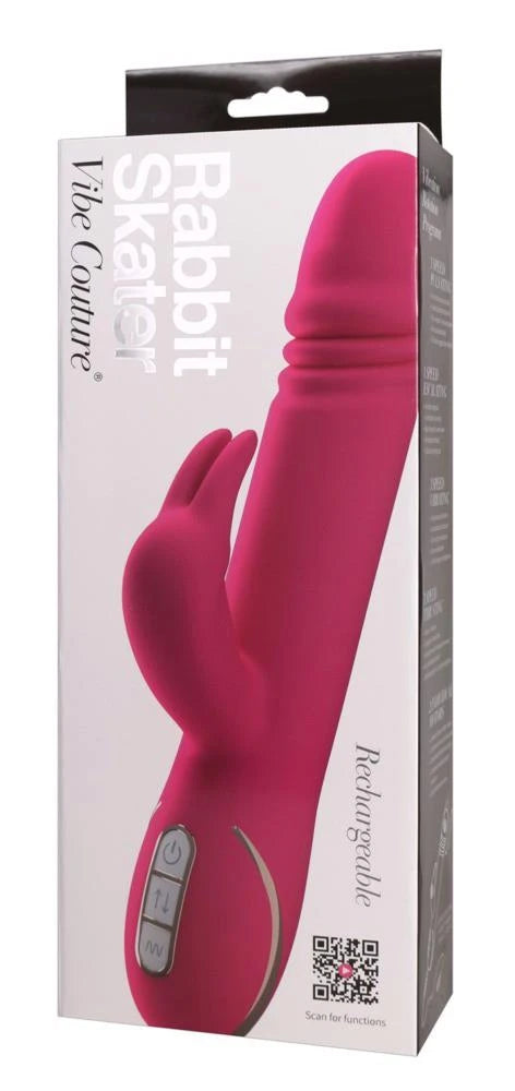 Lapin patineur rose