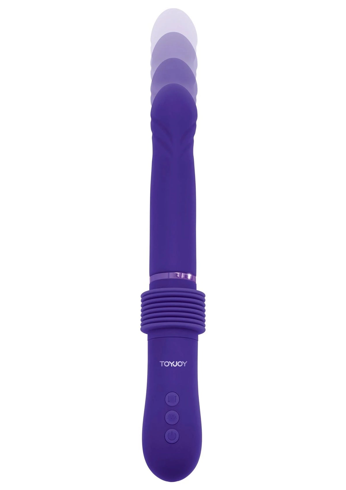 Vibrador clássico Magnum Opus Supreme Thruster 2 – com impulso, roxo | ToyJoy