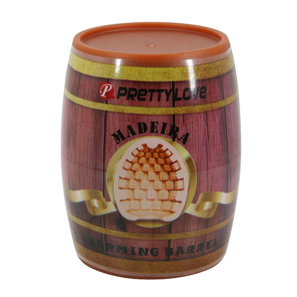 Masturbador Madeira Charming Barrel – à prova de água, nude | Pretty Love