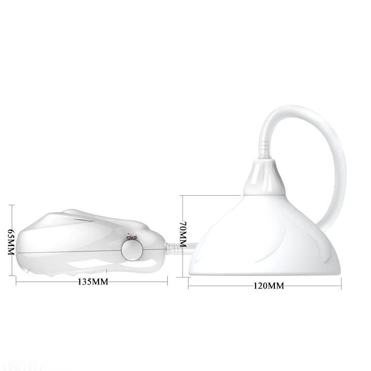 Pénisz pumpa – távirányítós, vibrációs, fehér BI-014091-8 | Pretty Love