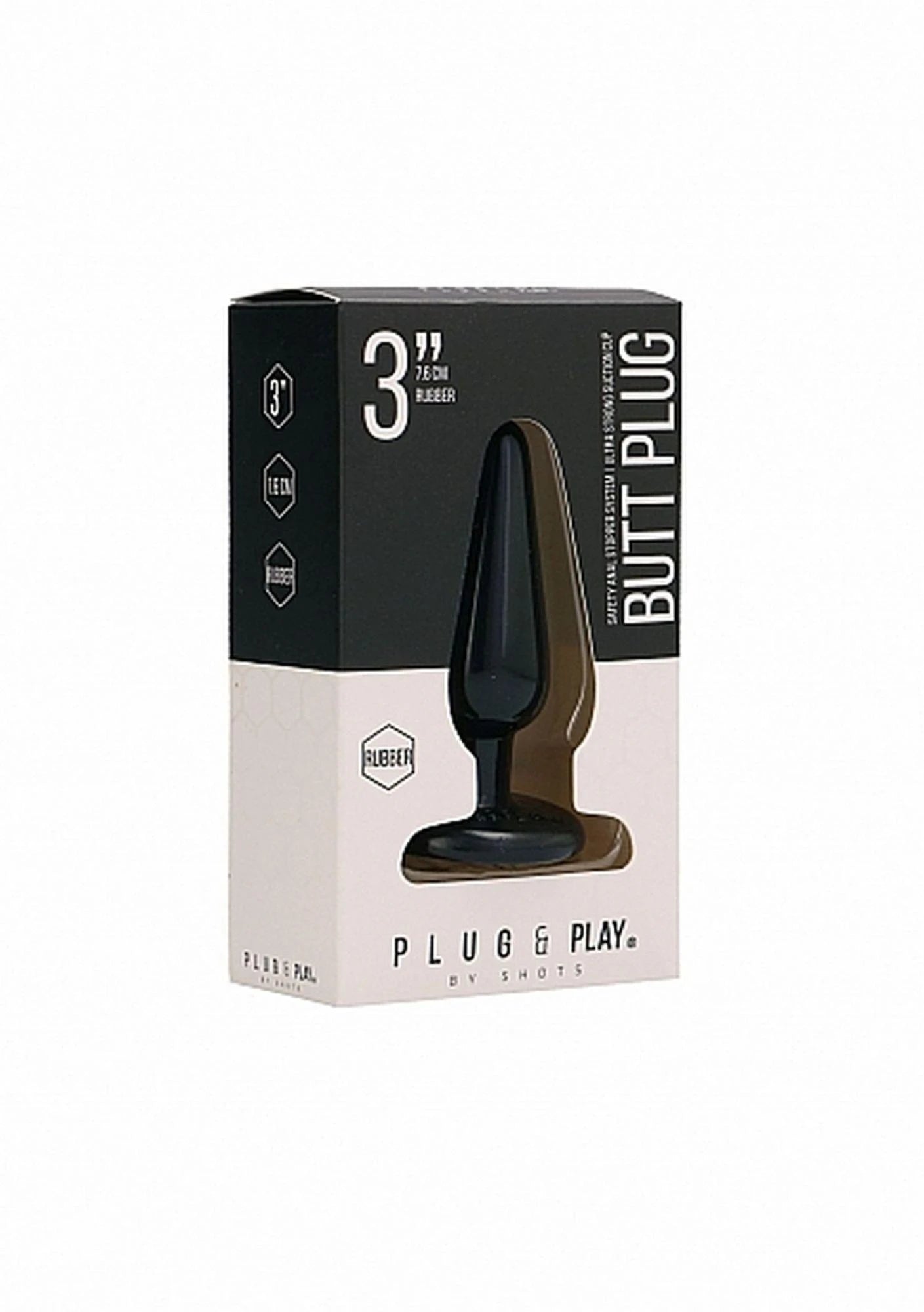 Basic Butt Plug - 3 / 8 cm