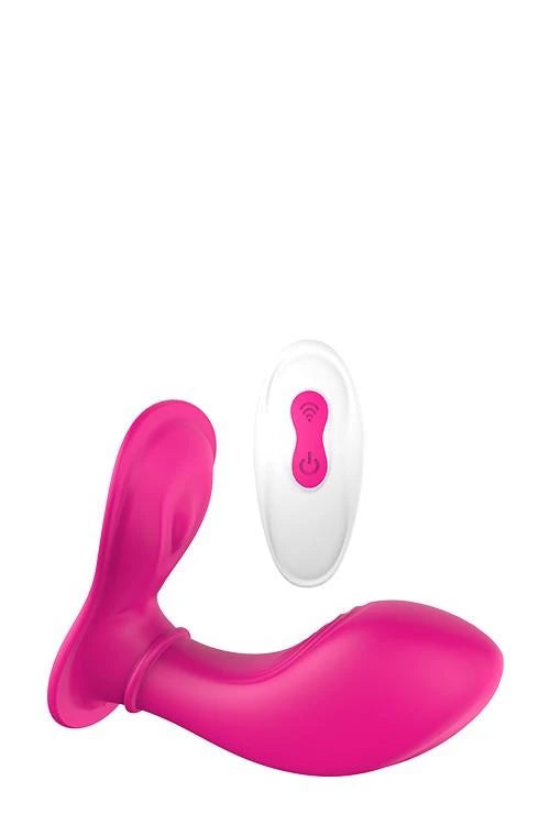 Vibratore punto G – con telecomando, ricaricabile, fucsia | Dream Toys