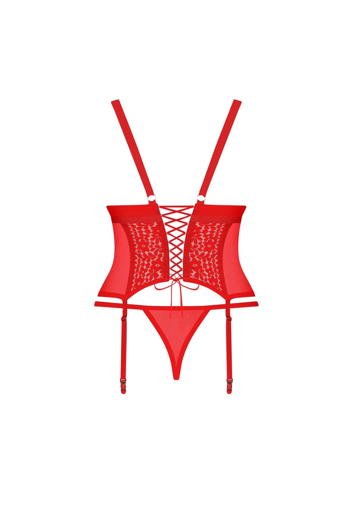 Corsé Blossmina – rojo | Obsessive