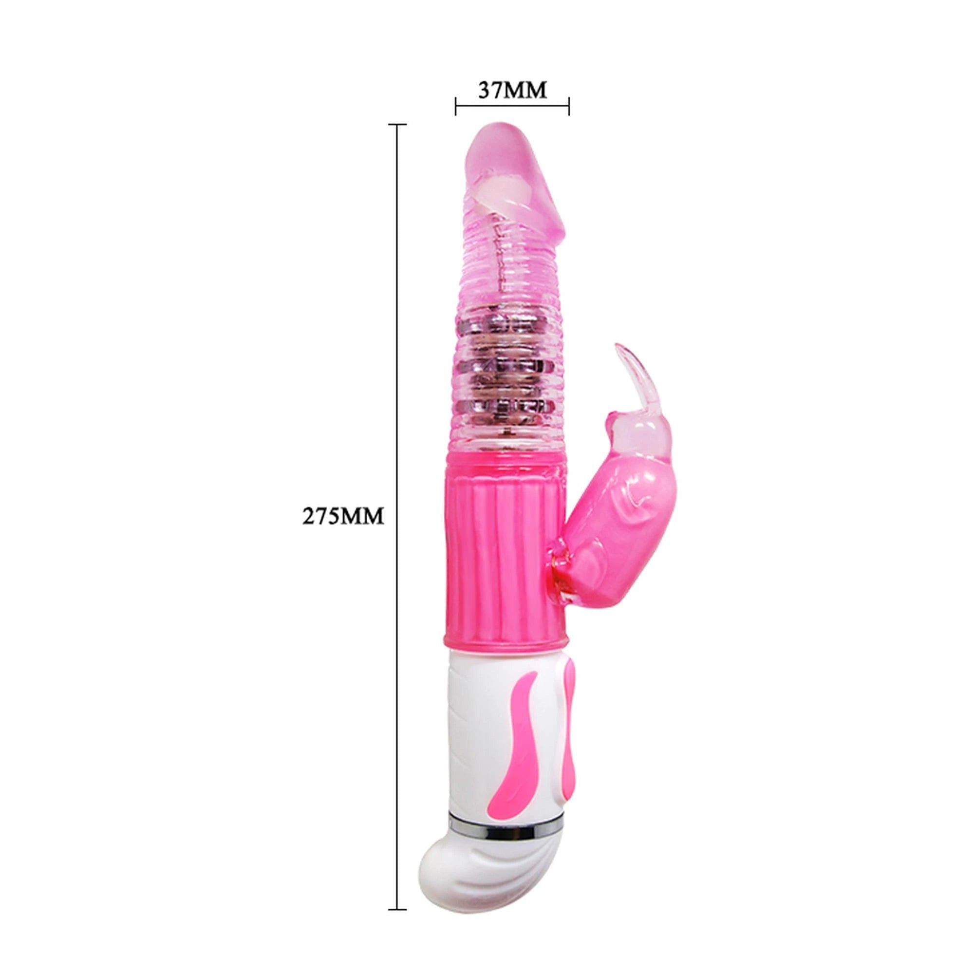 BAILE- Fasination Vibrator Rose, 12 fonctions de vibration, 4 fonctions de rotation
