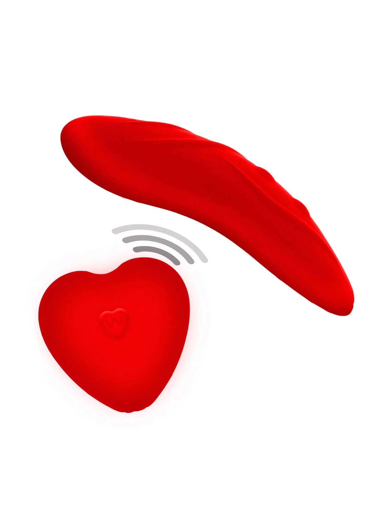 Stimolatore clitorideo Divine 4 funzioni – con telecomando, ricaricabile, rosso | ToyJoy