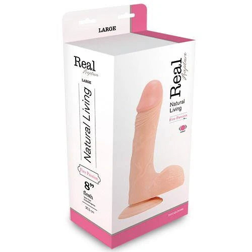 Vibrateur-VIBRATEUR RÉALISTE RÉEL RAPTURE FLESH 8"