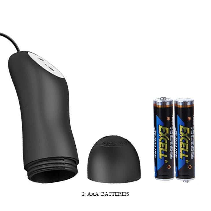 BDSM accessory Bullets 3 functions – remote control, vibrating, black | Pretty Love