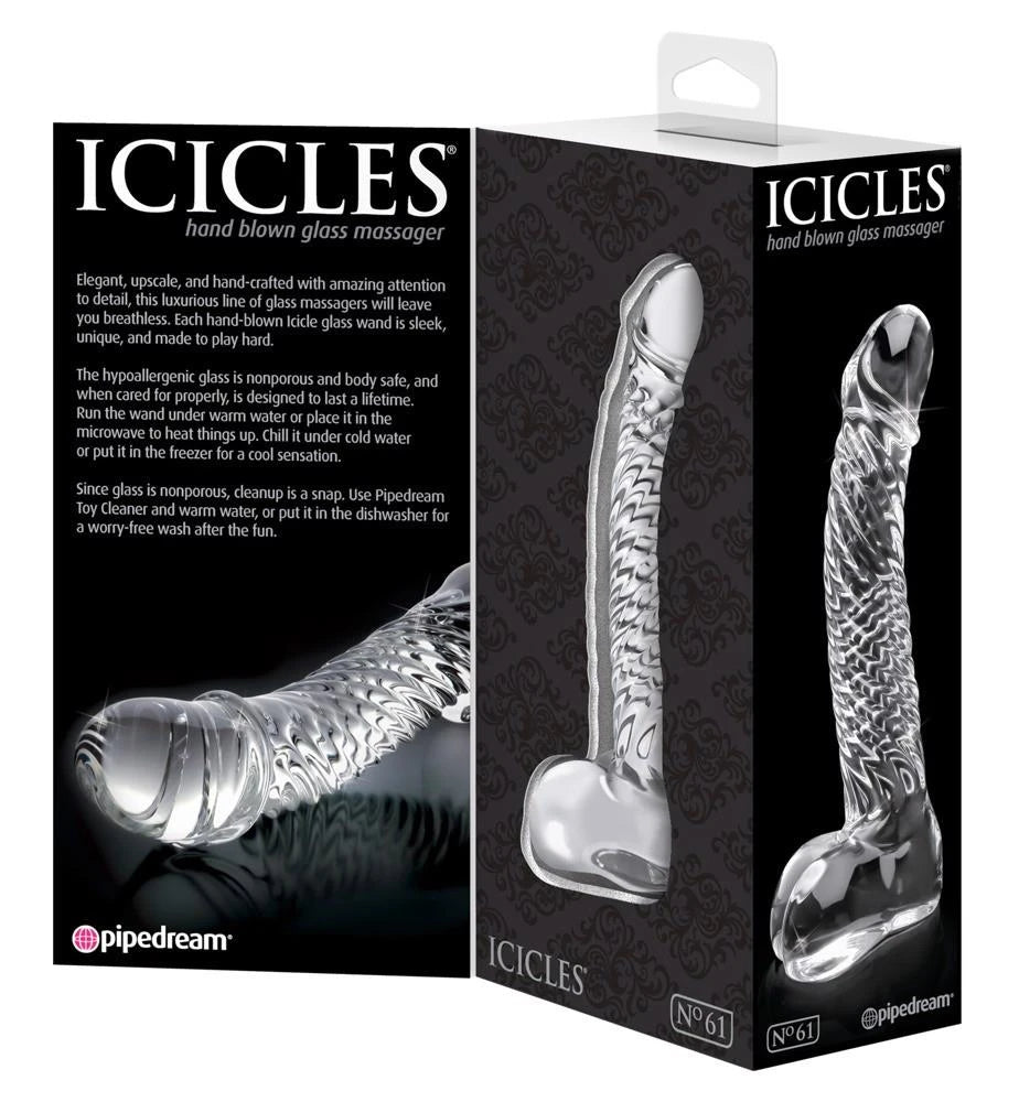 Dildo No 61 16.5 cm – trasparente | Icicles