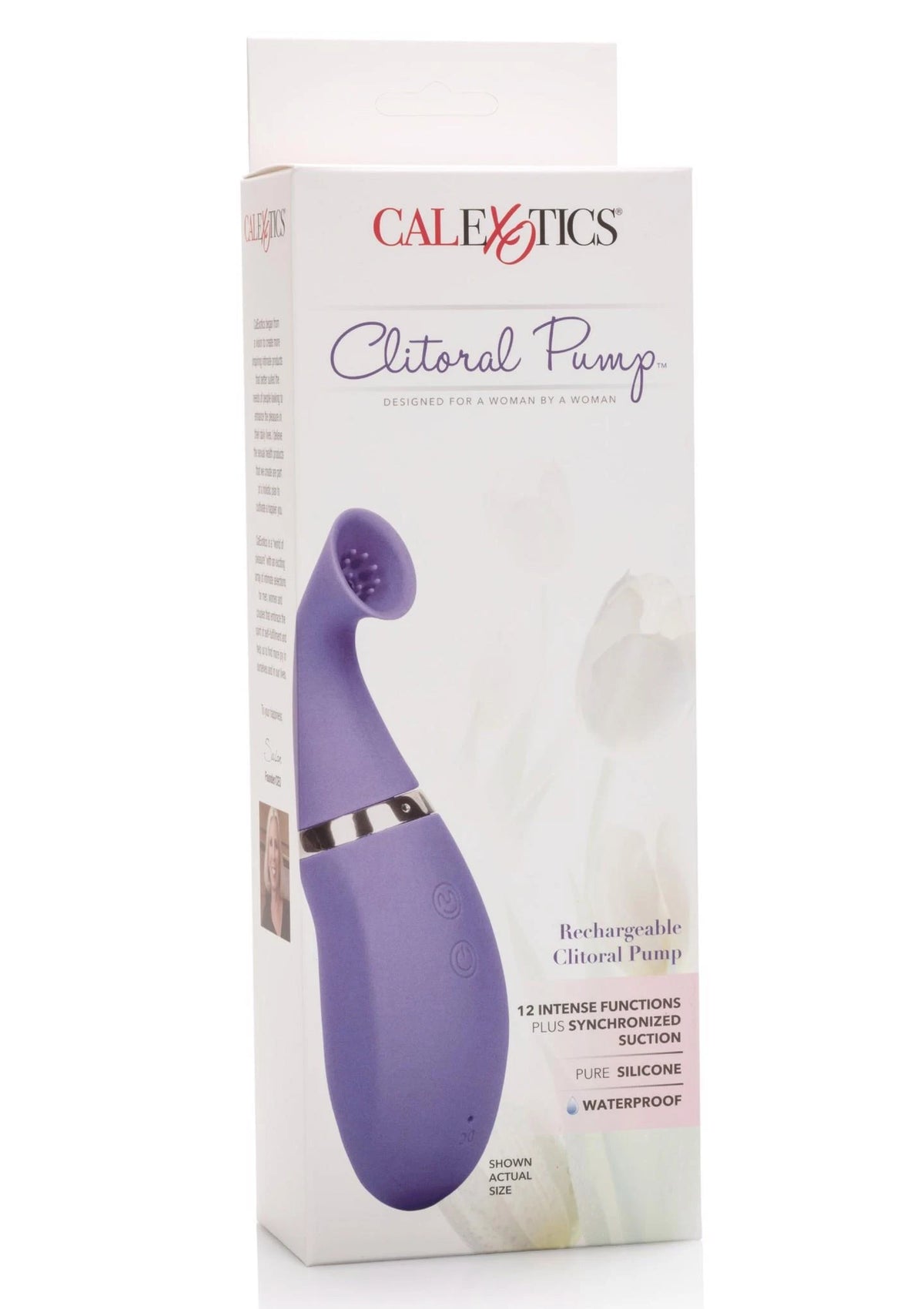 Stimolatore clitorideo – ricaricabile, viola | Calexotics