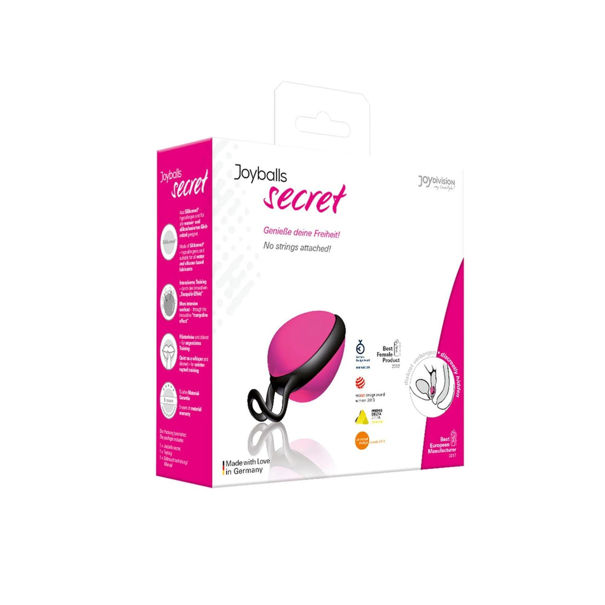 Palline vaginali Joyballs single – nera 48-15013 | JoyDivision
