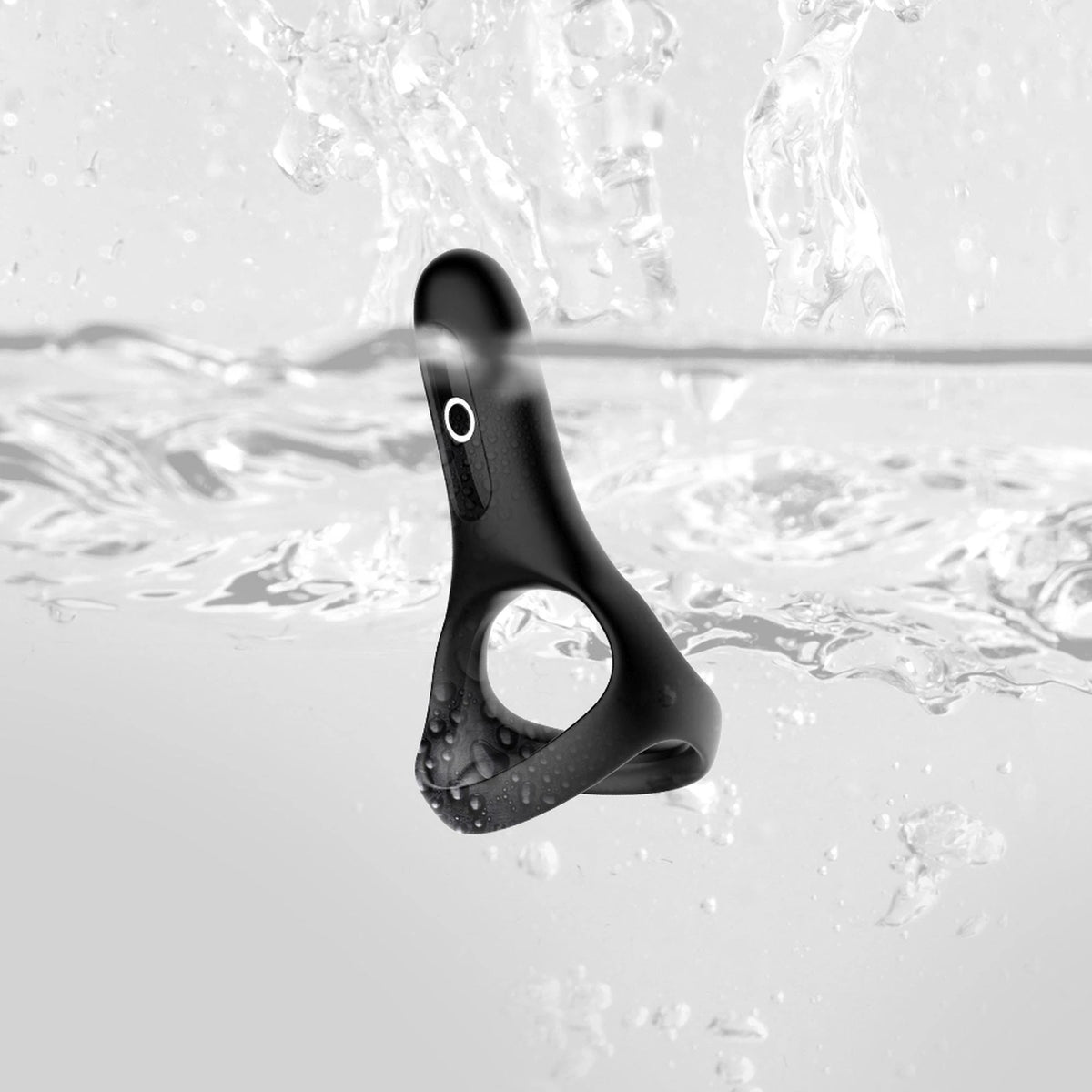 Anello fallico Rise Smart Wearable – controllo da app, ricaricabile, nero | Magic Motion