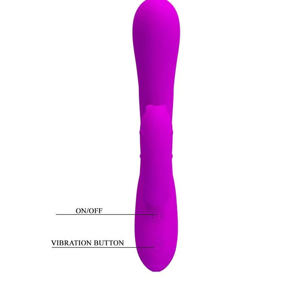 Vibratore rabbit Harry 30 funzioni – fucsia | Pretty Love